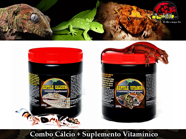 Calcio e Vitamina para Iguana